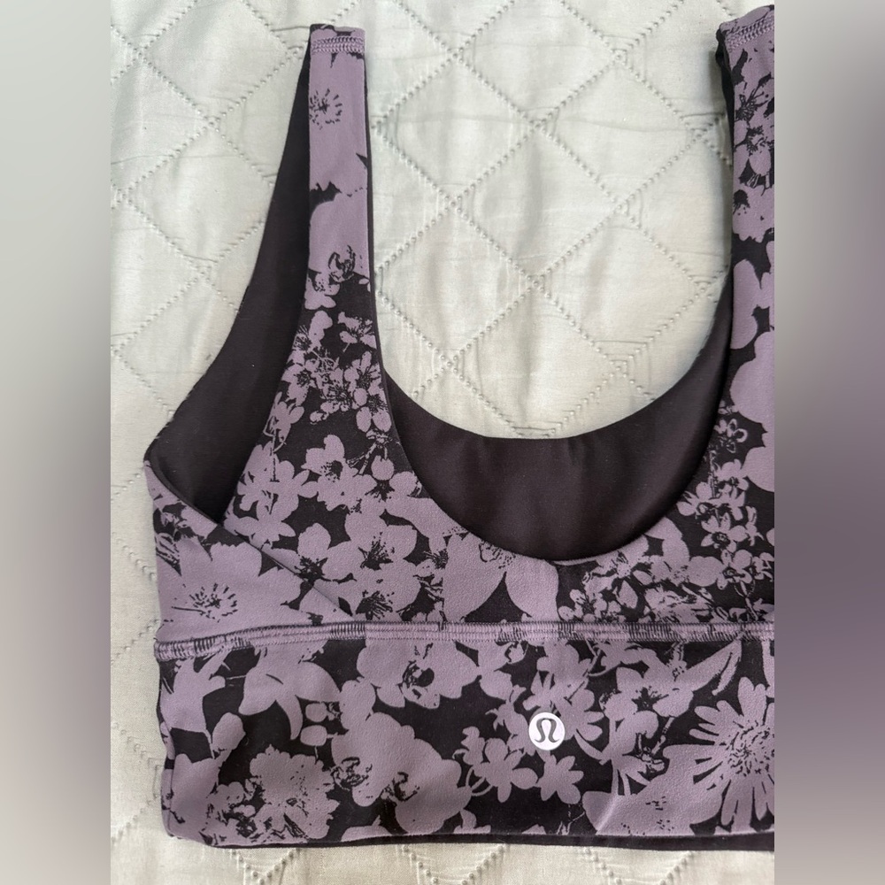 Lululemon Efflorescent Nebula Black and Gray Sports Bra - Picture 6 of 8